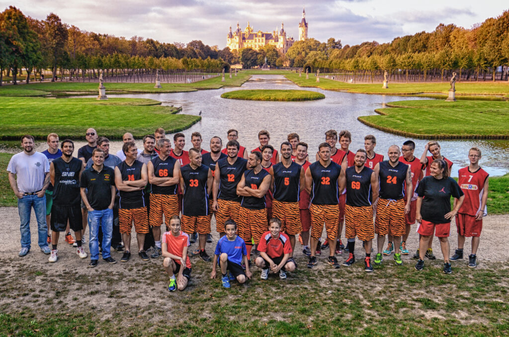 Basketball Mannschaftsfoto