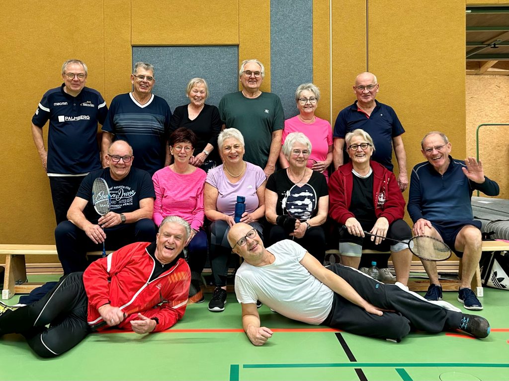 Gruppenfoto Badminton Senioren