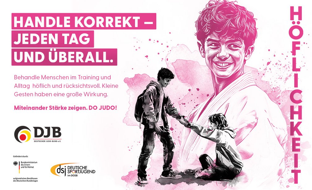 Judo-Wert-Hoeflichkeit