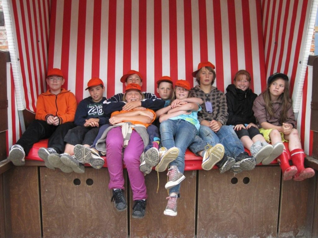 Großer Strandkorb bei Karls