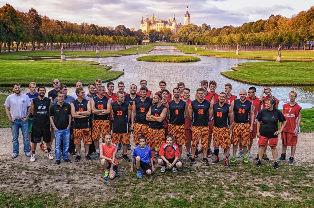 Basketball Mannschaftsfoto